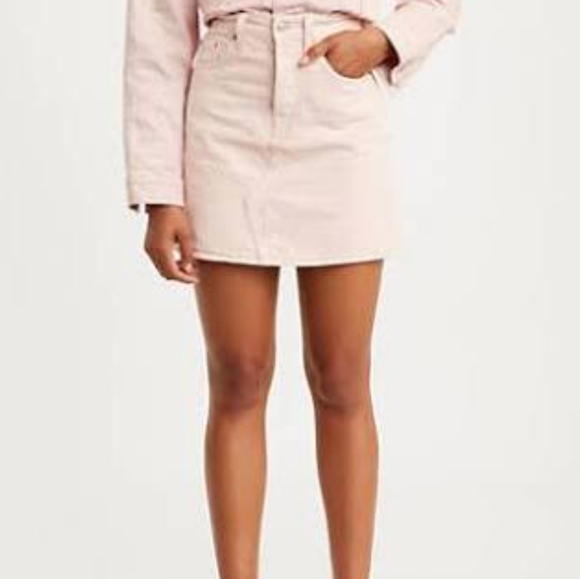 Levi's pink stonewash mini - Picture 7 of 8